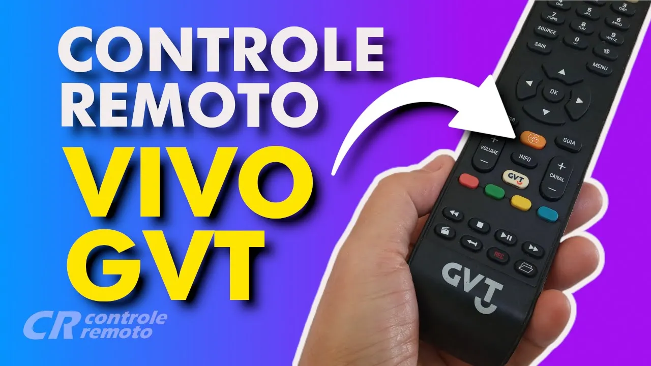 Como configurar o controle remoto GVT/VIVO para funcionar com a TV..